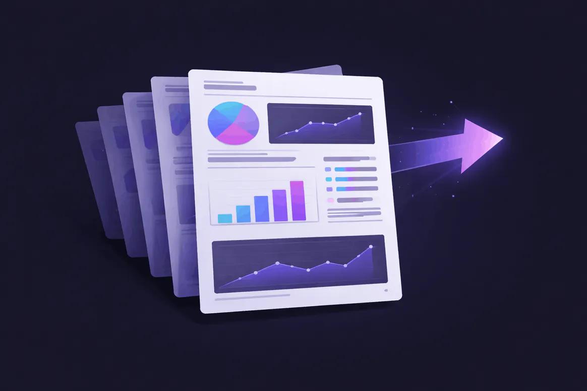 Custom social media report prepared inside Oolook