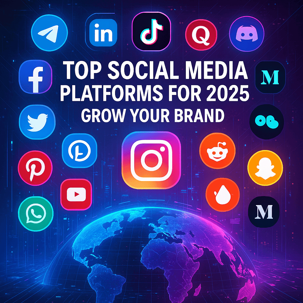 20+ Top Social Media Sites and Platforms to Grow Your Brand in 2025