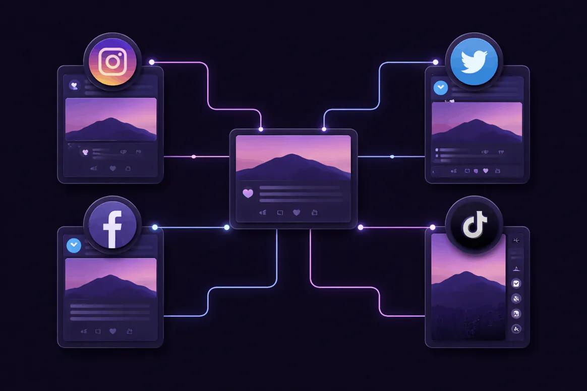 Brand-aware campaign content coordinated across social platforms